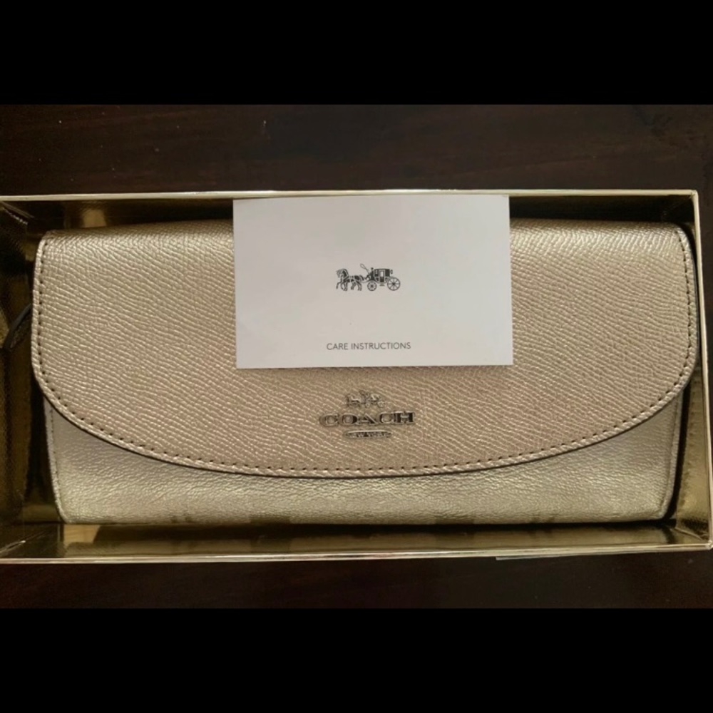 Coach F38713 Signature Slim Envelope wallet